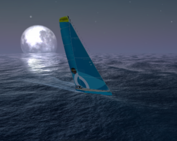 CATR0S19's tweet photo. J'avance pas, l'image est de piètre qualité, mais quel levé de lune ! #VR2020 https://t.co/I1RR8dR6gF