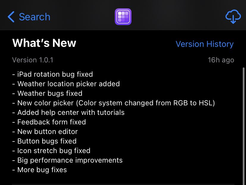 flexwidgets's tweet image. Bug fix update 1.0.1 is out. Update now!
