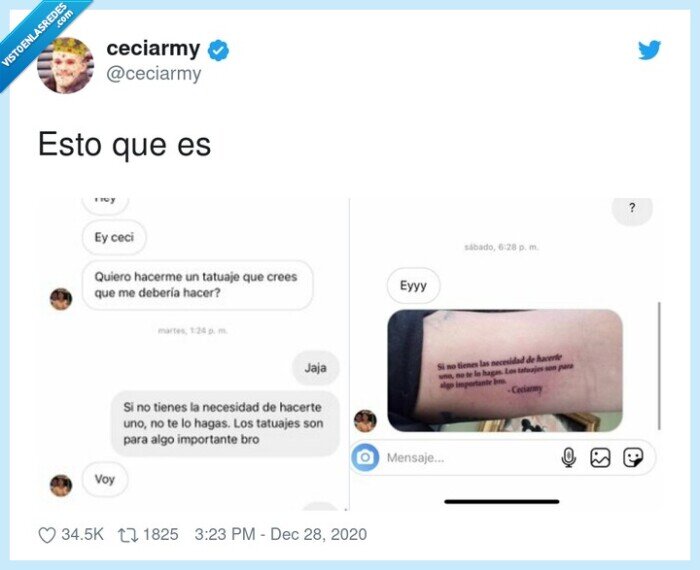 Visto en las Redes on X: "Parece ser que es un tatuaje, por @ceciarmy https://t.co/FzNl5N64UW https://t.co/xgz5hIHDhf" / X