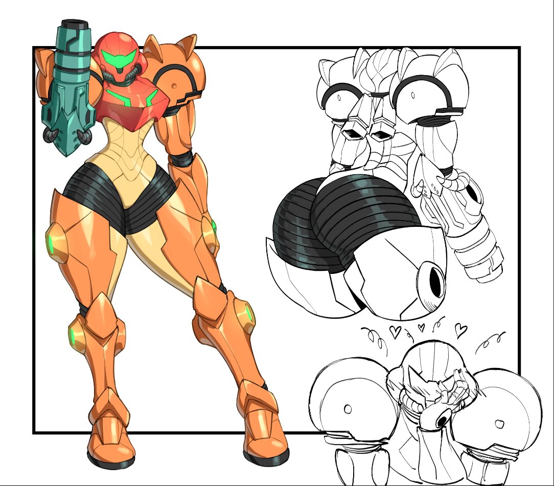 Zero suit or Samus with suit? 」Mossyの漫画