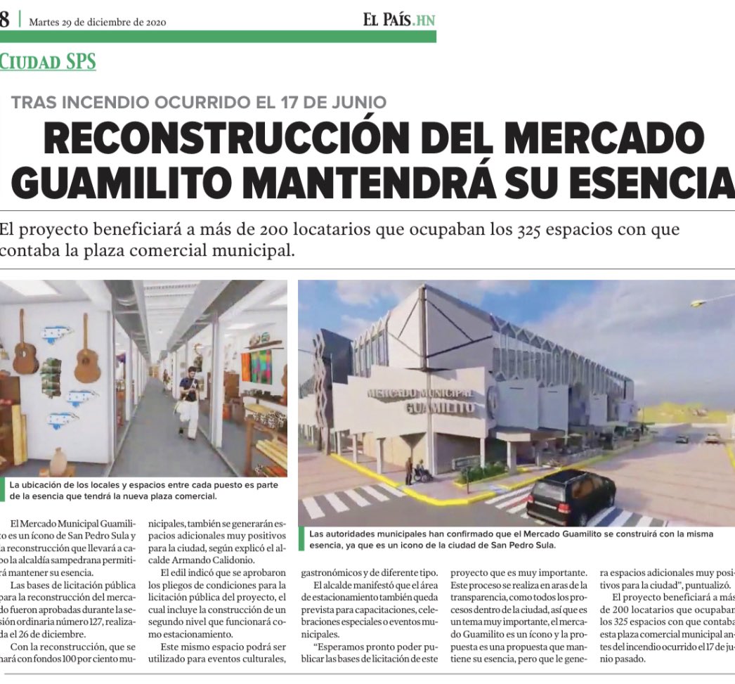 Mercado Municipal #GUAMILITO 

#CORPORACIÓNMUNICIPAL trabajando por #SANPEDROSULA

#SPSAVANZA

#OBRASORDENHONESTIDAD