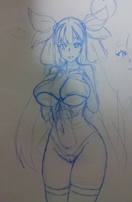 描き溜めから没ディズィー 