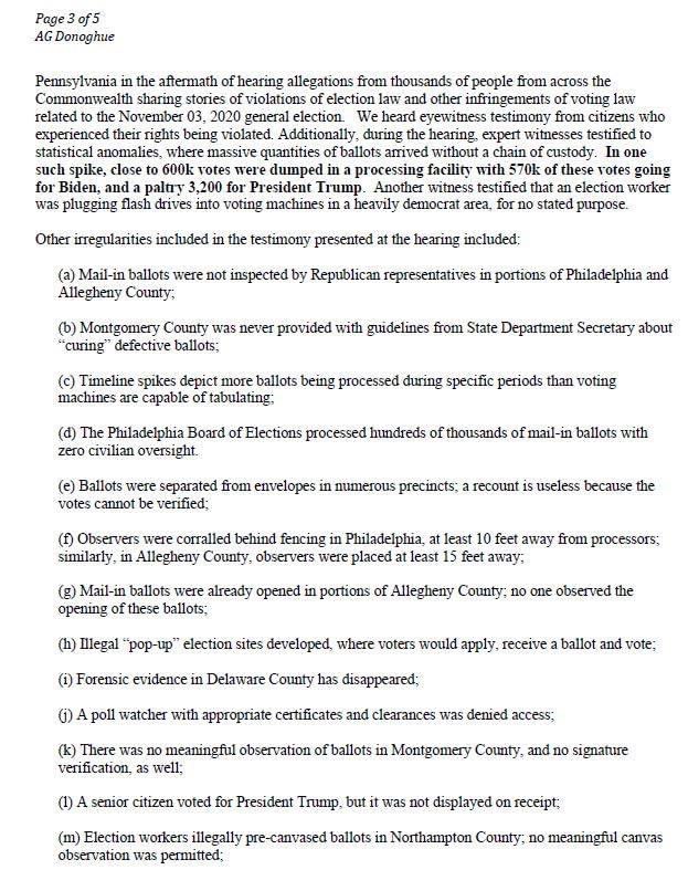 SenMastriano's tweet image. Electoral irregularities are real and prevalent in Pennsylvania. Sadly, despite evidence, our Governor and State Department Secretary refuse to investigate.

My letter to Acting Deputy Attorney General Richard Donoghue.