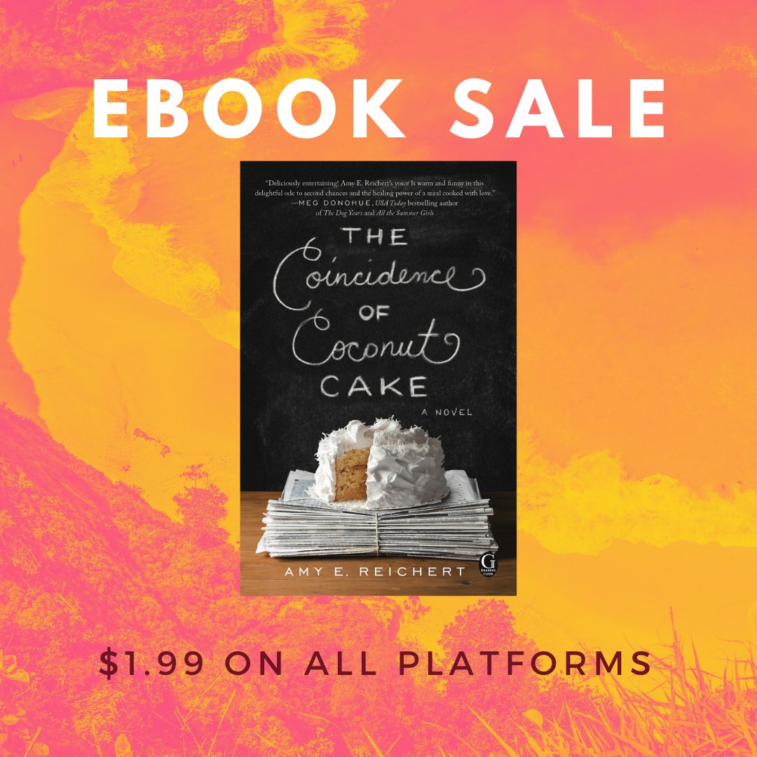 aereichert's tweet photo. EBOOK SALE!
The Coincidence of Coconut Cake is only $1.99 on all ebook platforms!
#amyereichert #bloomreads #tallpoppywriters #kindledeals #ebookdeals https://t.co/FgmWACrK7e