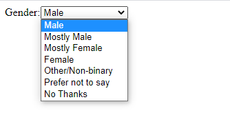 seriously, if you look at the retweets of this, it's mostly people saying they're MOSTLY_MALE or MOSTLY_FEMALE.Clearly the two most needed genders for gender selection forms are the mostlies.