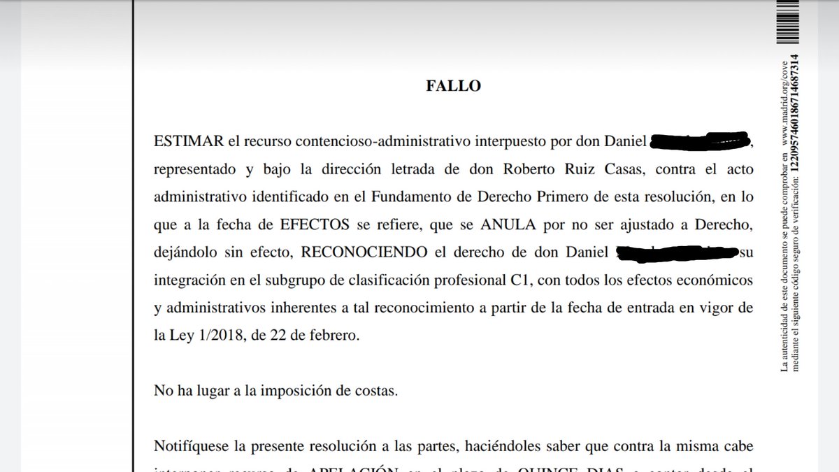 RivasCppm's tweet photo. Nueva Sentencia Judicial reconociendo la Retroactividad de la Ley 1/2018, en este caso declarando nulo el Acto por el que @AytoRivas reclasificaba en Agosto de 2020, reconociendo que ha de ser desde Abril de 2018. 

¿Seguirán apelando y sin cumplir la Ley? https://t.co/JPMxQp4q11