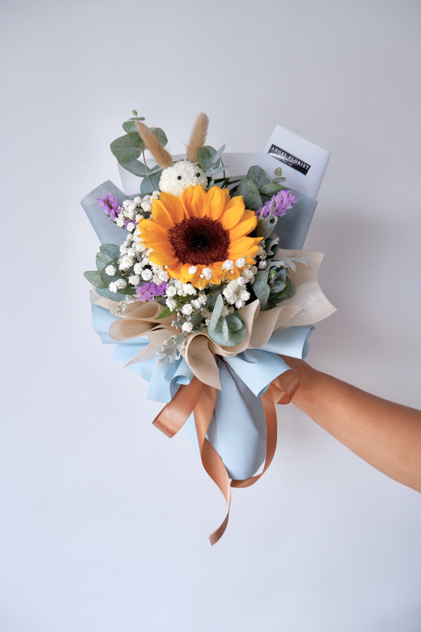 Angel Florist Gift Centre Sunflower 向日葵花束 韩式花束korea Style Bouquet Rm 75 玫瑰花束 绣球花束 Matricariabouquet 向日葵花束 Sunflowerbouquet 韩式花束 新款花束 特别花束