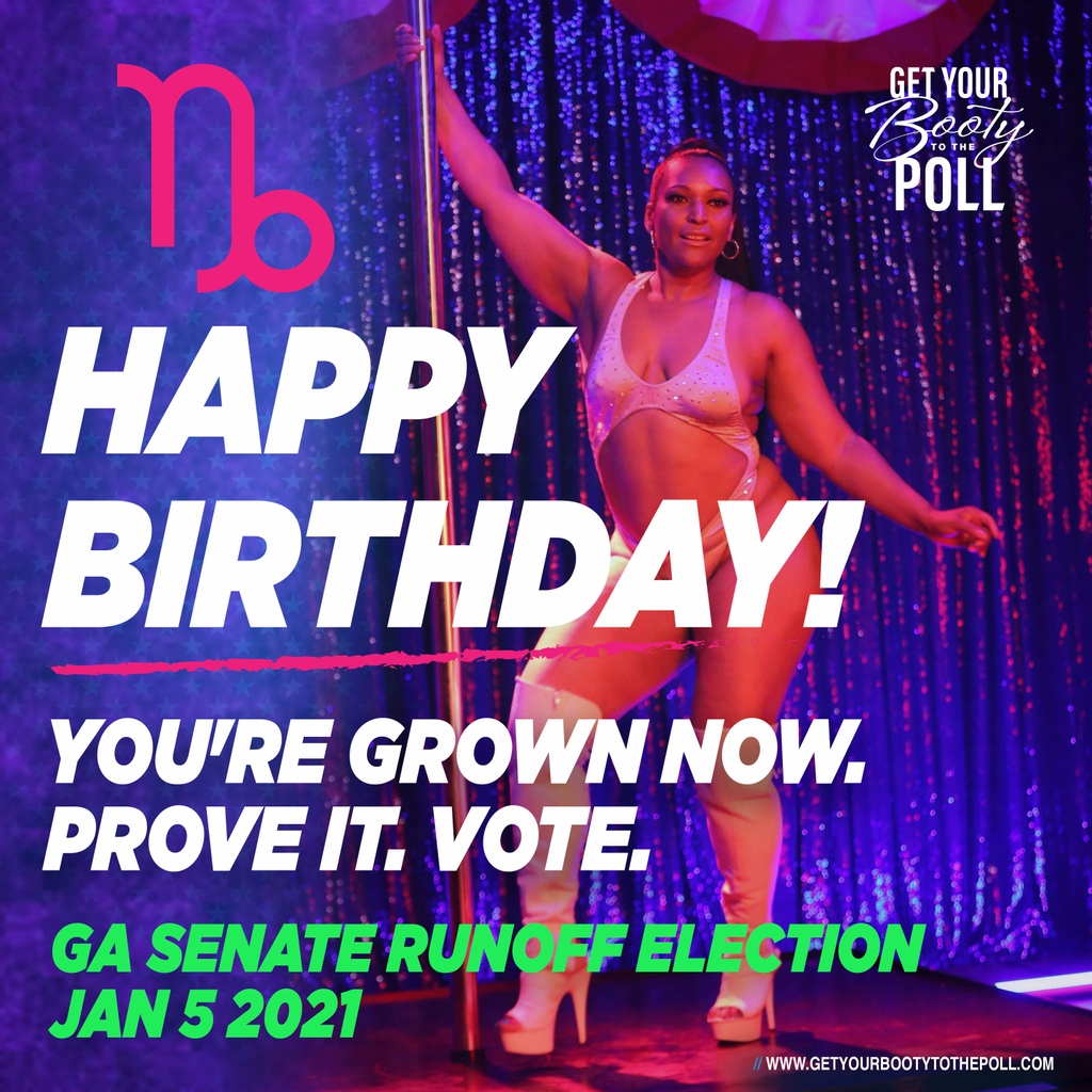 GetYourBootyToThePoll tweet media