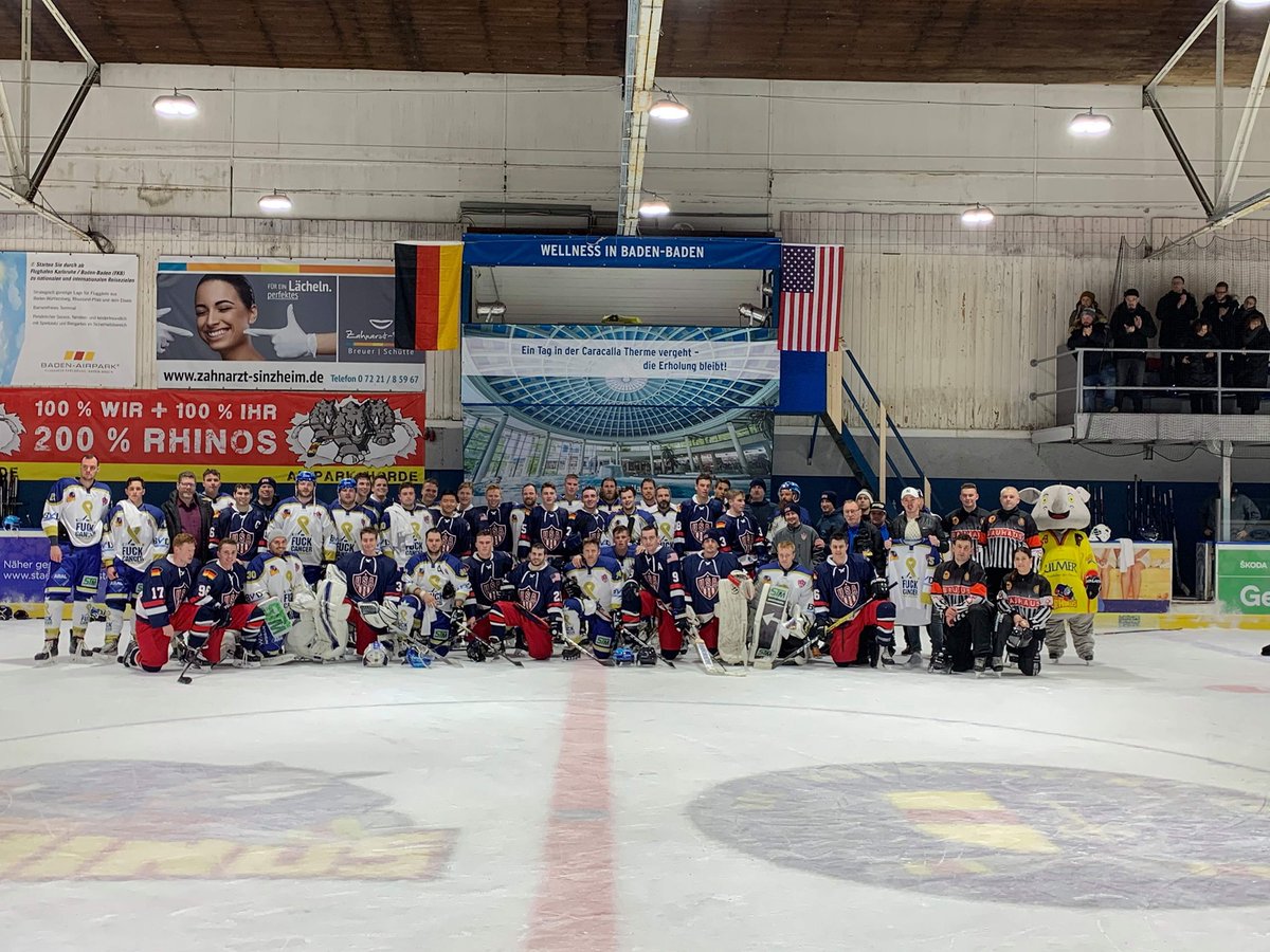 TeamUSMilitary's tweet photo. 1 year ago today, we were playing hockey in Germany against The @BadenRhinos .  Great times! Can't wait to do that again someday https://t.co/Ikx7IaRJ0Y