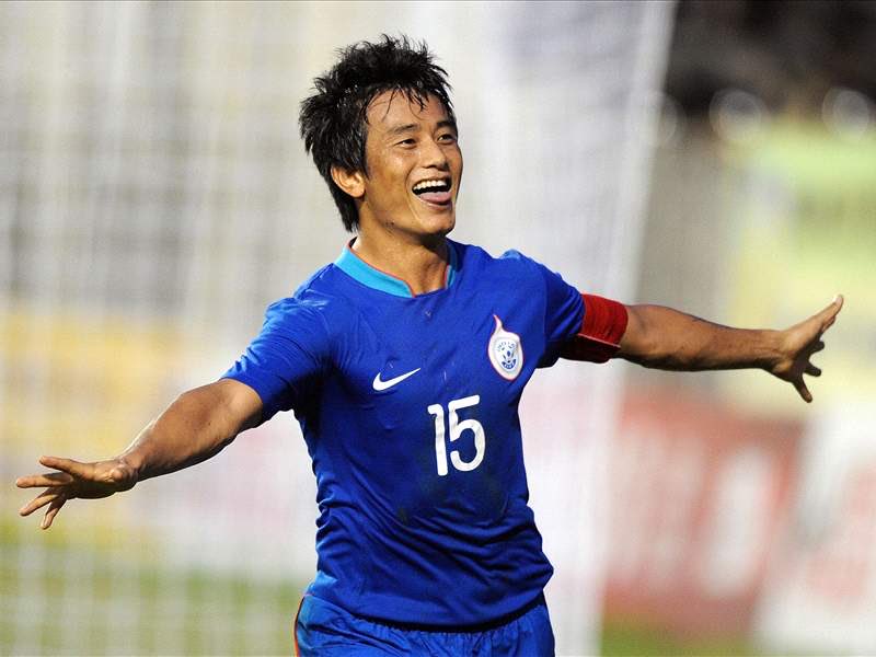 Bhaichung Bhutiathe “Sikkimese Sniper” was the torchbearer of Indian football on the international stage as he became the first Indian to sign a contract with a European club when he signed for Bury in 1999. he was the man who really set the benchmark for Chhetri and others