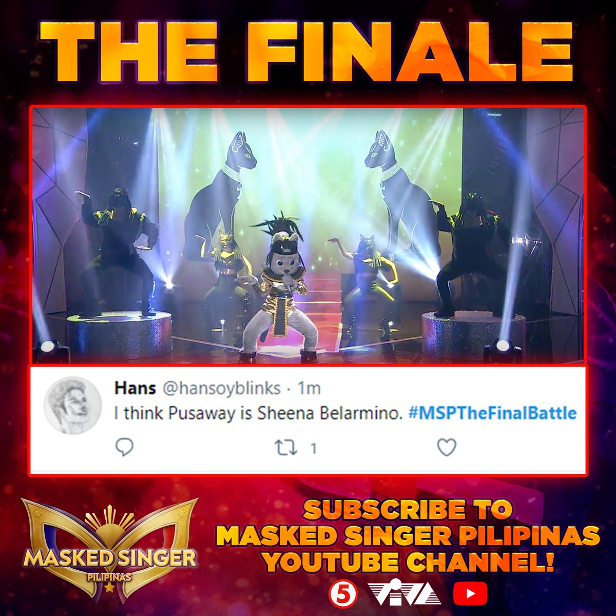 MaskedPilipinas's tweet photo. Miss mo na ba agad ang mga pang malakasan na performances nila? Subscribe now and watch the full journey of the top secret celebrities on https://t.co/IfNW0hDV9Q https://t.co/iv6HLMRWw8