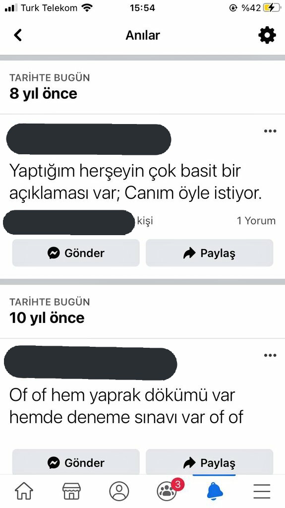 Arkadaşlarının face geçmişini deşmek 10/10 aktivite