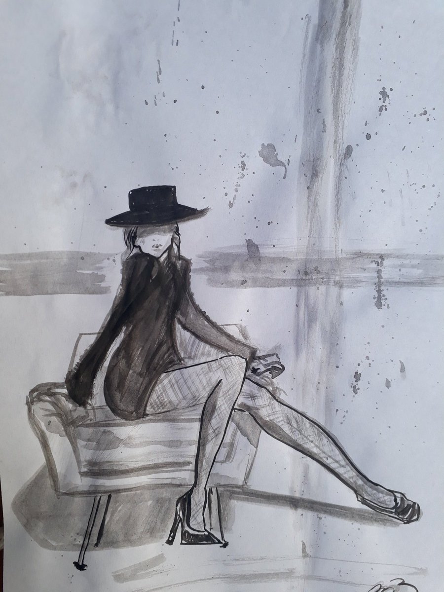 #fashion #fashionstyle #fashionwoman #ArtistOnTwitter #ArtistAndModel #artisticstyle #comicstyle #blackandwhite #blackandwhitephotography #inktober2020 #InkDrawing #inkchallenge