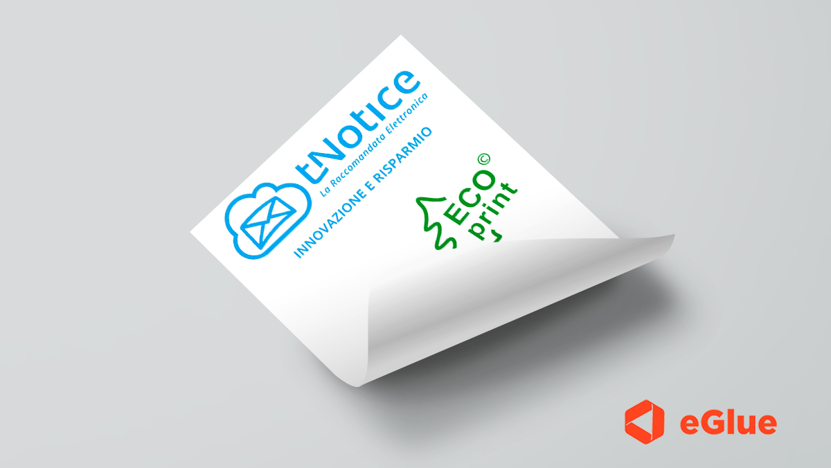 eGlueit's tweet photo. eGlue da oggi può vantare la prestigiosa certificazione Eco-print©, che va a sommarsi alle altre iniziative di sostenibilità aziendale garantendo un basso impatto ambientale dei processi di stampa. https://t.co/zkXaslZTYZ