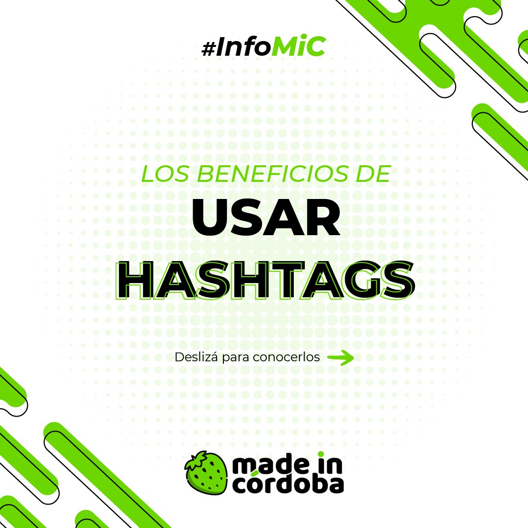 Madeincbaok's tweet photo. Hoy venimos a declararnos a favor del uso de los tan conocidos #Hashtags y te contamos qué beneficios trae usarlos 🧐

1. 💡 Crean tendencias
2. 🔎 Encuentran contenido
3. 📈 Aumentan el compromiso

Recordá usar palabras clave para tu cuenta, y no elegir hashtags al azar. https://t.co/cbjArROzUg