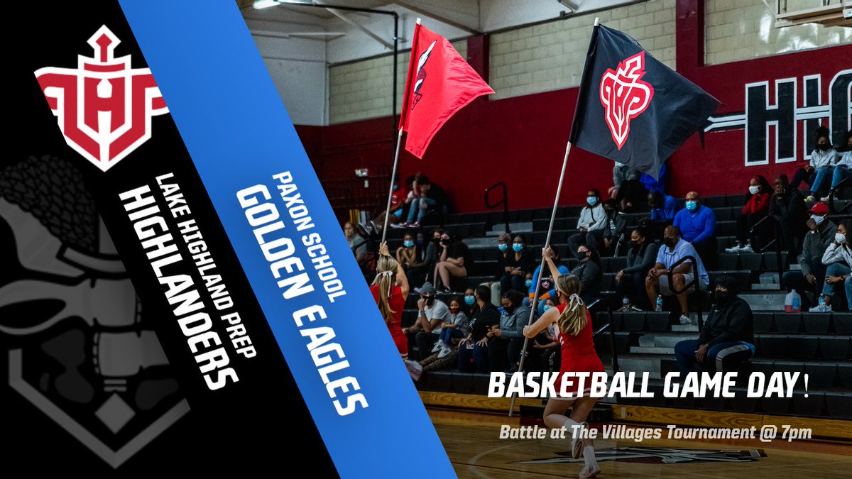 Good luck to Boys Basketball today as they take on The Paxon School in the Semi-Finals of the Battle at The Villages Tournament at 7pm today!  Best of luck Highlanders! <a href="/lhpsnews/">Lake Highland Preparatory School</a> <a href="/lhpsbasketball/">LHPS Basketball</a> @lhp_cheer