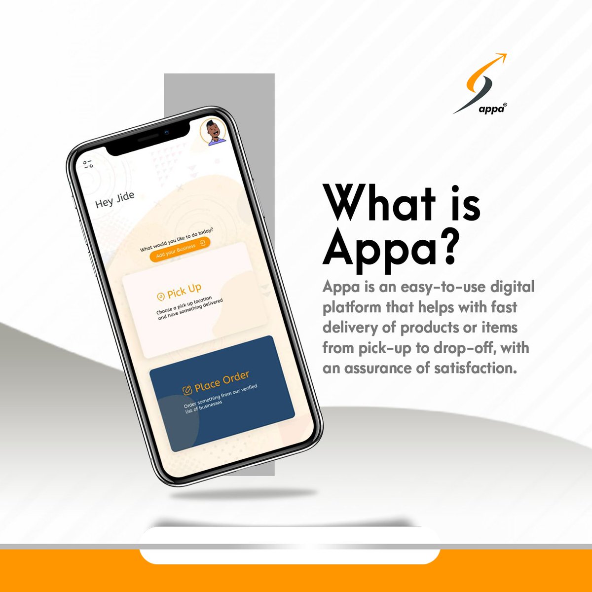 MyappaNg's tweet photo. What is Appa?
Alot of people have been wondering who we are and what we're up to.
We are more than just what you see. This is just the beginning. You never saw us coming! Stay tuned!
.
.
#appa #appaishere #fastlikeappa #lockdown #Burnaboy #EndSarsNow https://t.co/WIruV8IdHL