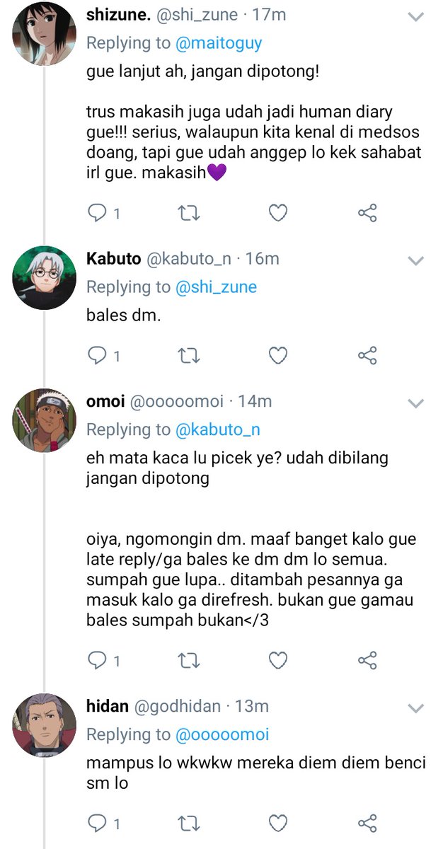  ADA PESAN DARI PARA SHINOBI BUAT KALIAN SEMUA
