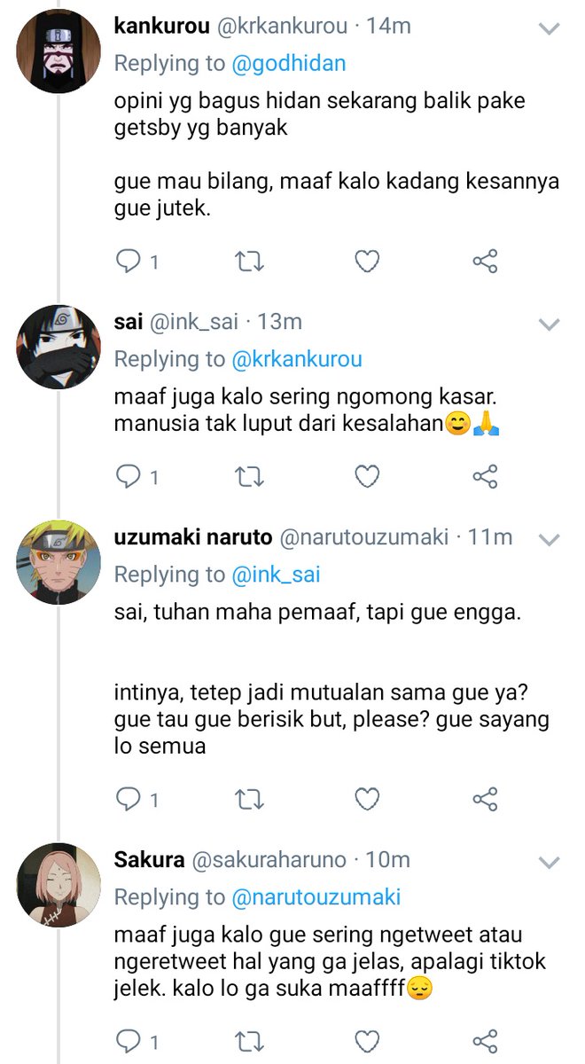  ADA PESAN DARI PARA SHINOBI BUAT KALIAN SEMUA