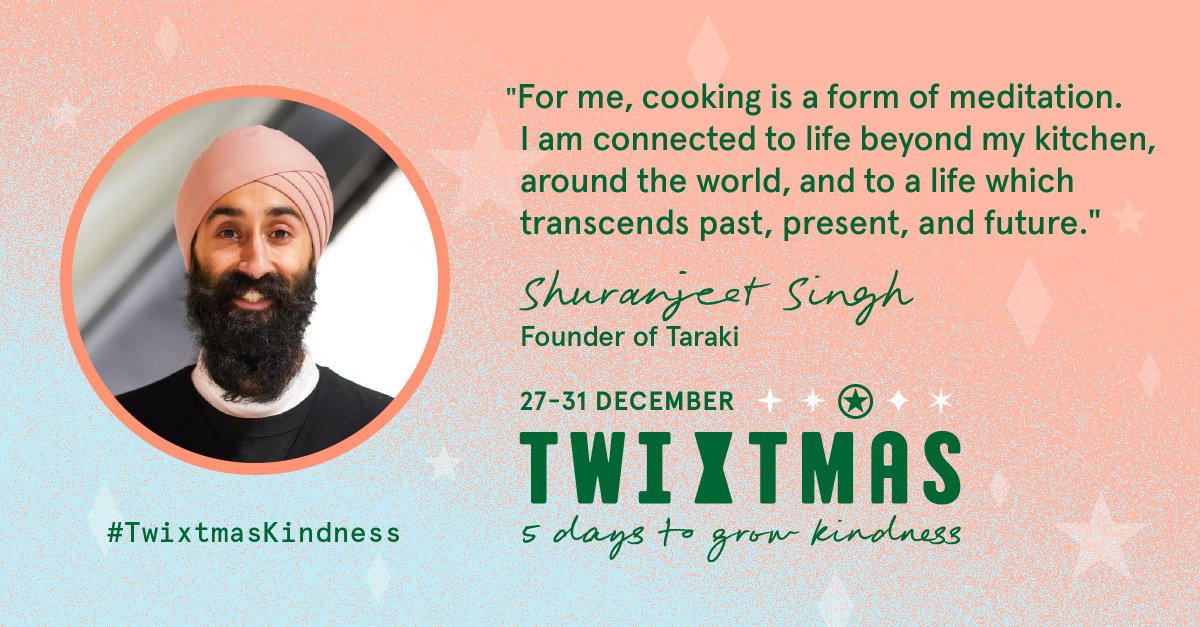 Twixtmas2020's tweet photo. 🥘For our champion Shuranjeet Singh from @taraki_, cooking is one of the best meditations. This Twixtmas, why not spend more time on creating the food you love? 
🥗For more #TwixtmasKindness inspiration, visit  https://t.co/UyYz33TFgT
#TuesdayFeels #TuesdayFeeling https://t.co/Iq9QSA8Uqi
