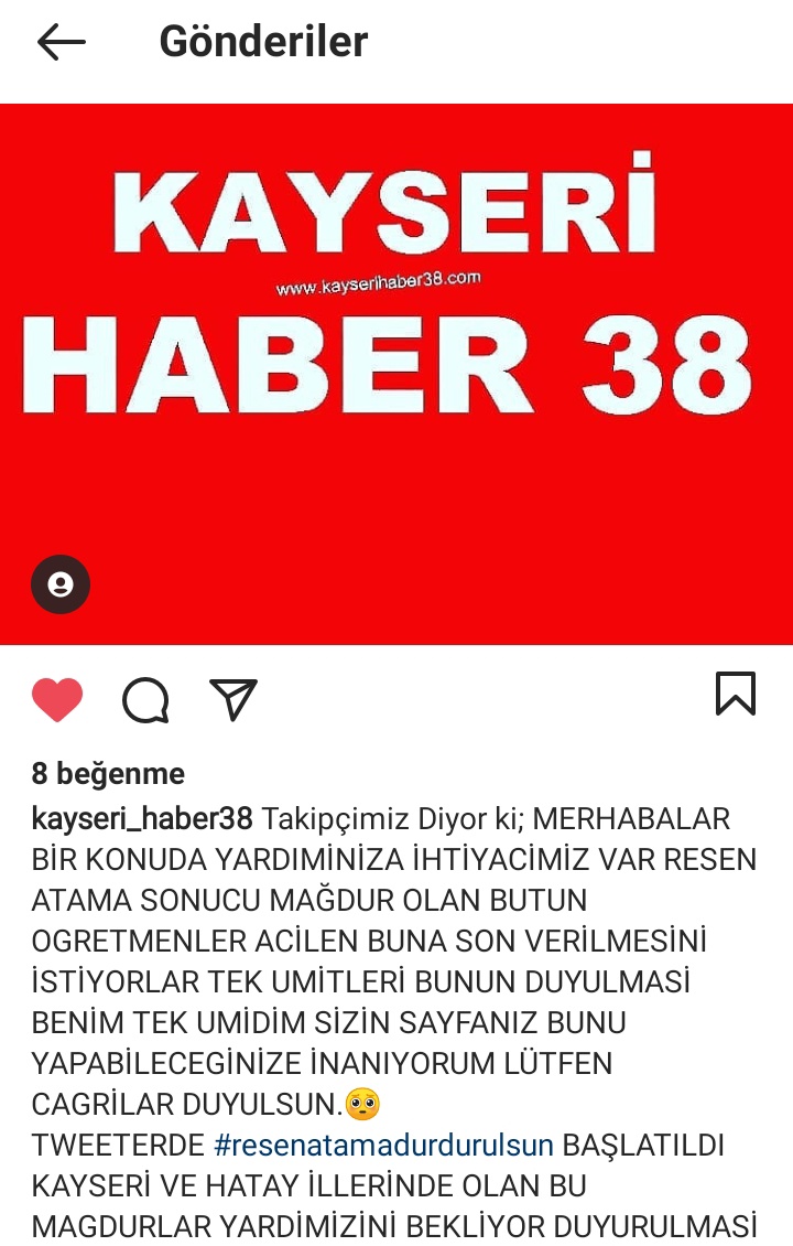 user15630's tweet photo. #resenatamadurdurulsun @kayseri_haber38 teşekkürler,
 ses olalım ... #resenatamadurdurulsun https://t.co/ix5v1EU7Xx