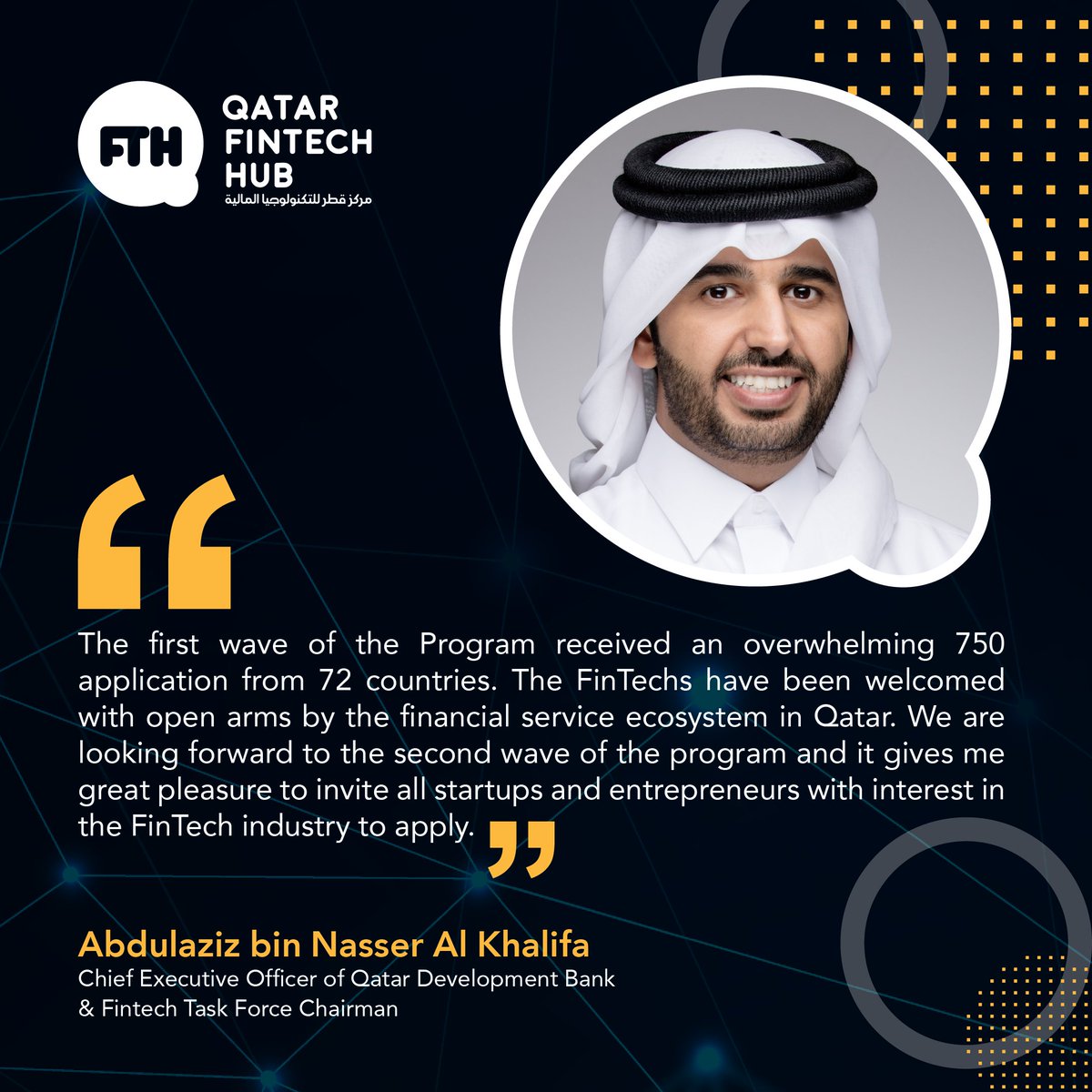 fintechqa's tweet photo. QFTH is accepting applications for Wave 2 of the Incubator and Accelerator Programs. Apply now if you have a business or an idea related to financial technologies.
https://t.co/ouAX4mbGa2
#fintechqa #fintech #qatarfintech #fintechincubator #fintechaccelerator #Qatar #wave2 https://t.co/6cMfm6z6Nq