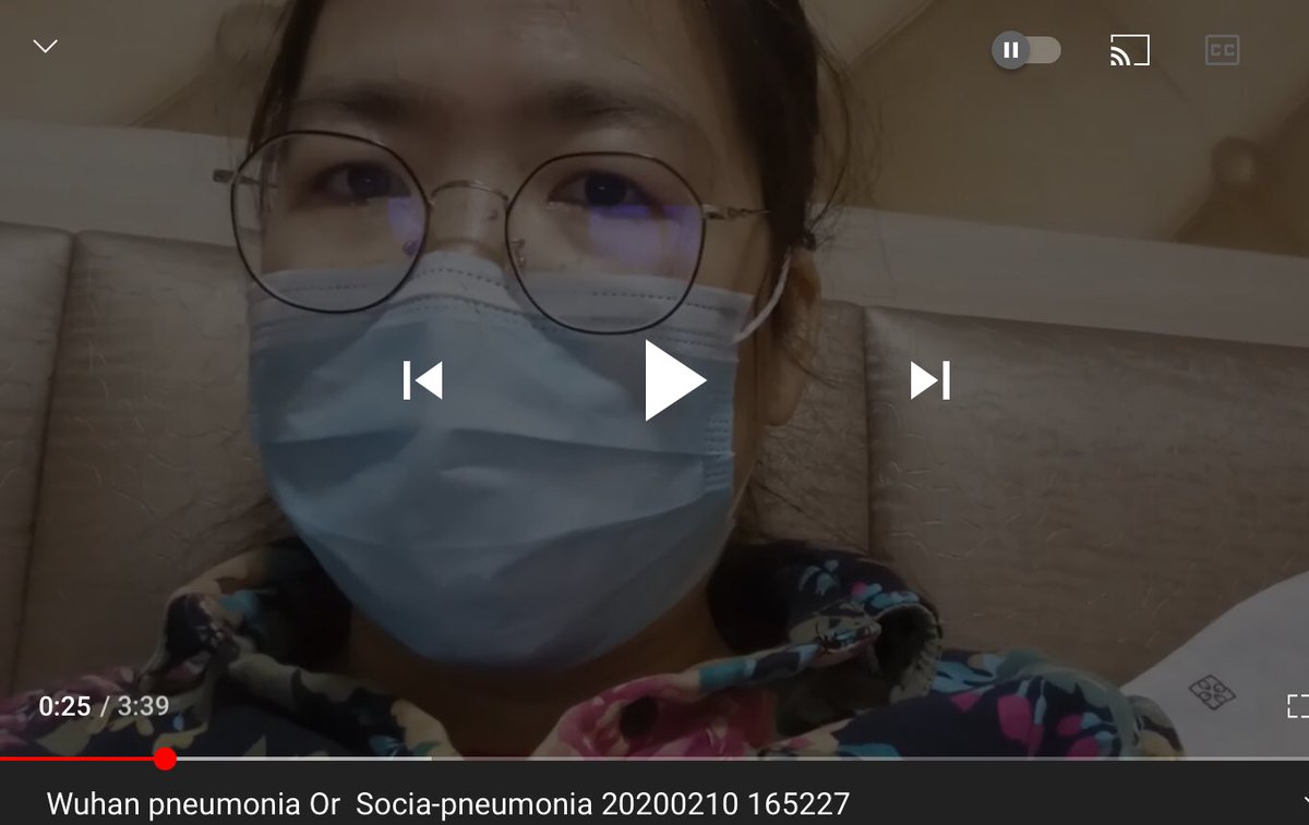 Zhang Zhan: “The coronavirus pneumonia should be called socialism pneumonia, because it has several socialism characters. blah blah blah.......So, every time I heard ppl say ‘Hang in there, Wuhan! Come on, China! ‘ , it sounds so pathetic to me.”