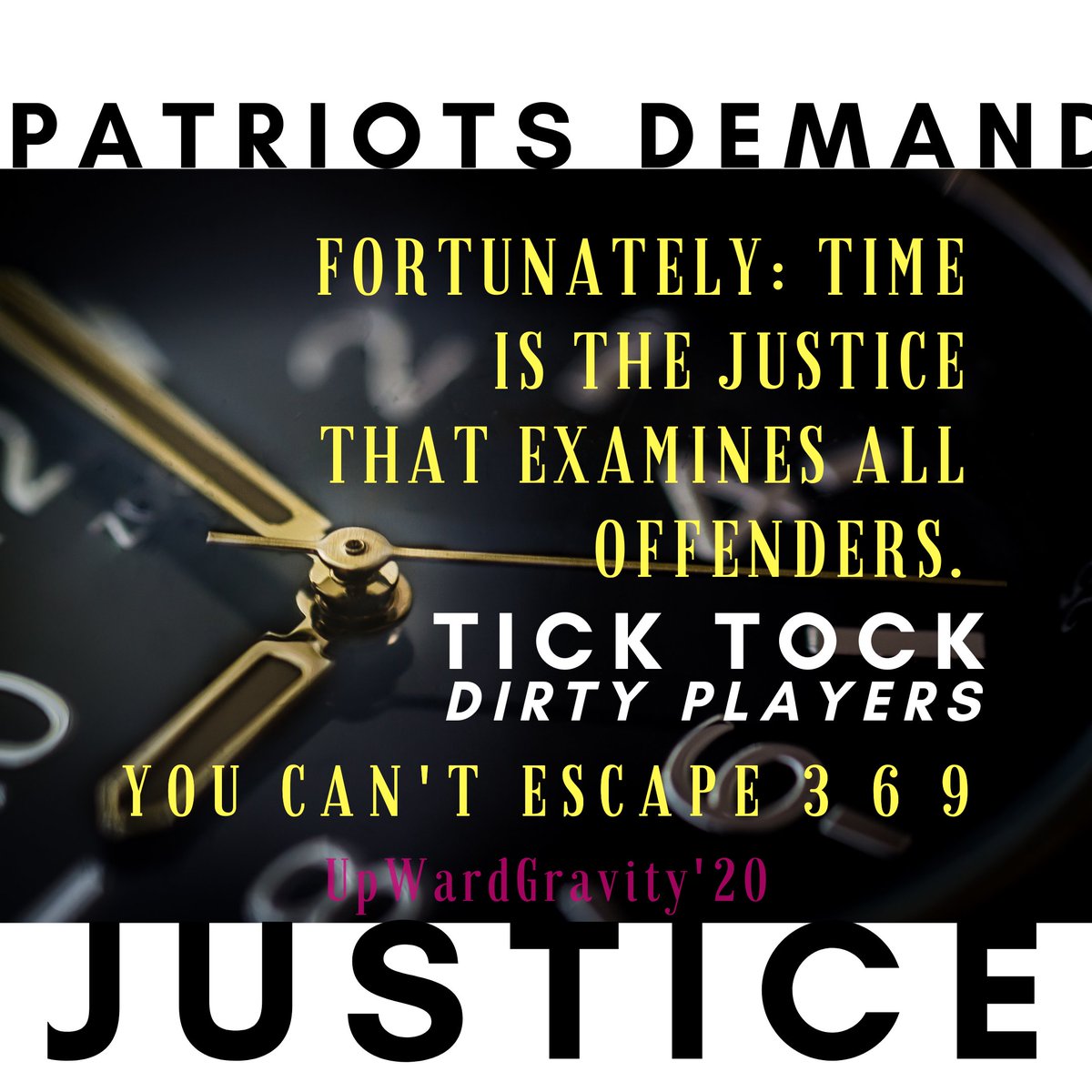 ward_gravity's tweet photo. #PatriotsWinning #369Rules #DirtyActorsFallingFast https://t.co/YDgQpcj4cn