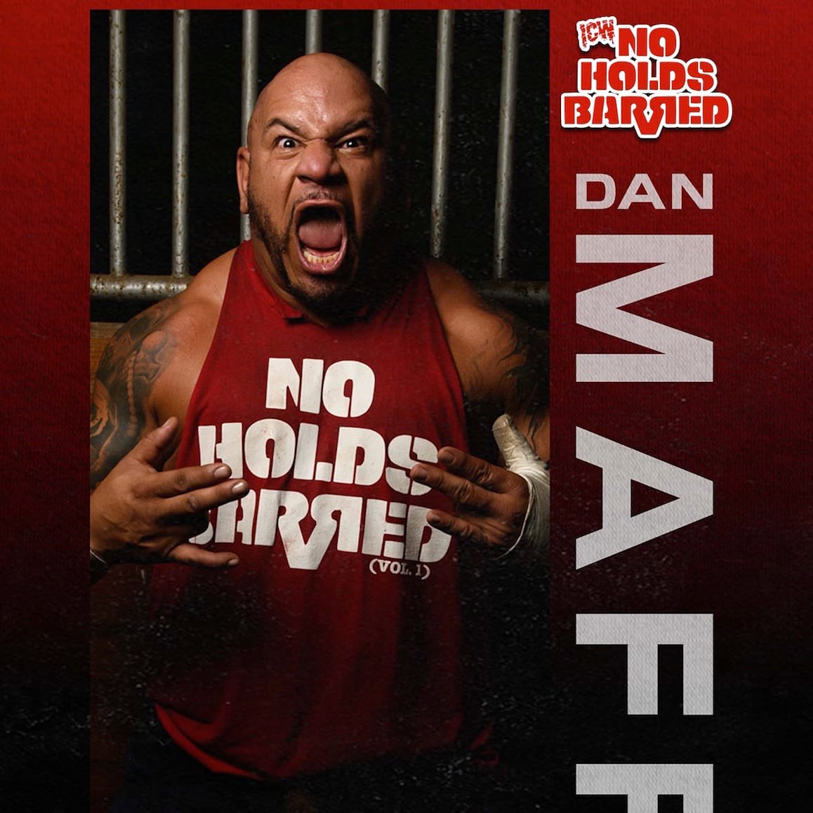 dannymaffdotCOM's tweet photo. brand new official Dan Maff ICW NO HOLDS BARRED trading card available at 
https://t.co/9uK8vO8paN https://t.co/Czi2cCV43P