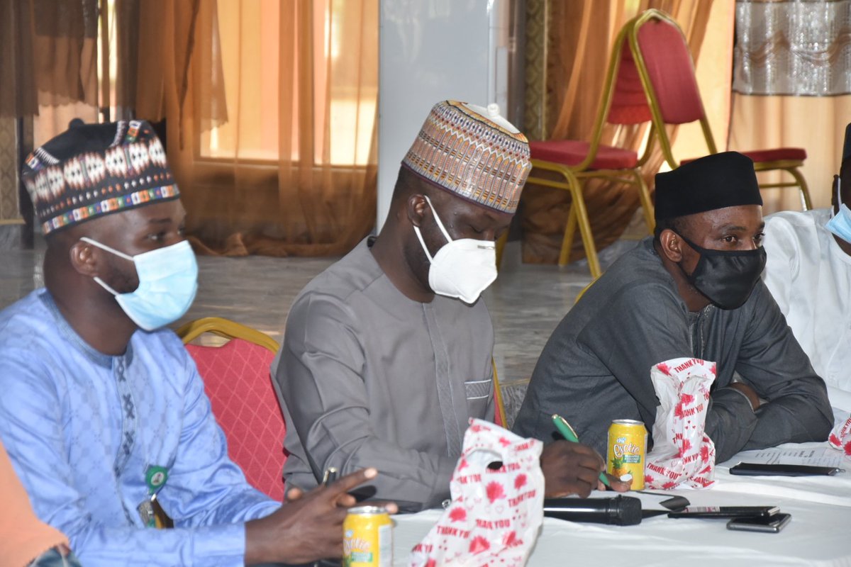 kadirsgovng's tweet photo. Today, The Executive Chairman KADIRS, Zaid Abubakar Ph.D, presided over Stakeholders' Engagement meeting with officials of PEDAN, IPMAN and NNPC Retails at Command Guest House Hotel, Kaduna. #Maskupkaduna #StopTheSpread  of Covid-19 in Kaduna State. #TaxforService. https://t.co/wURvHHeryO