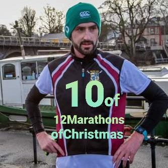 Carrickrc's tweet photo. @TheCumbercat We have been getting out hobbling behind this man machine @Liamcox2017 for his #12MarathonsofChristmas https://t.co/IYGRF2MzzF