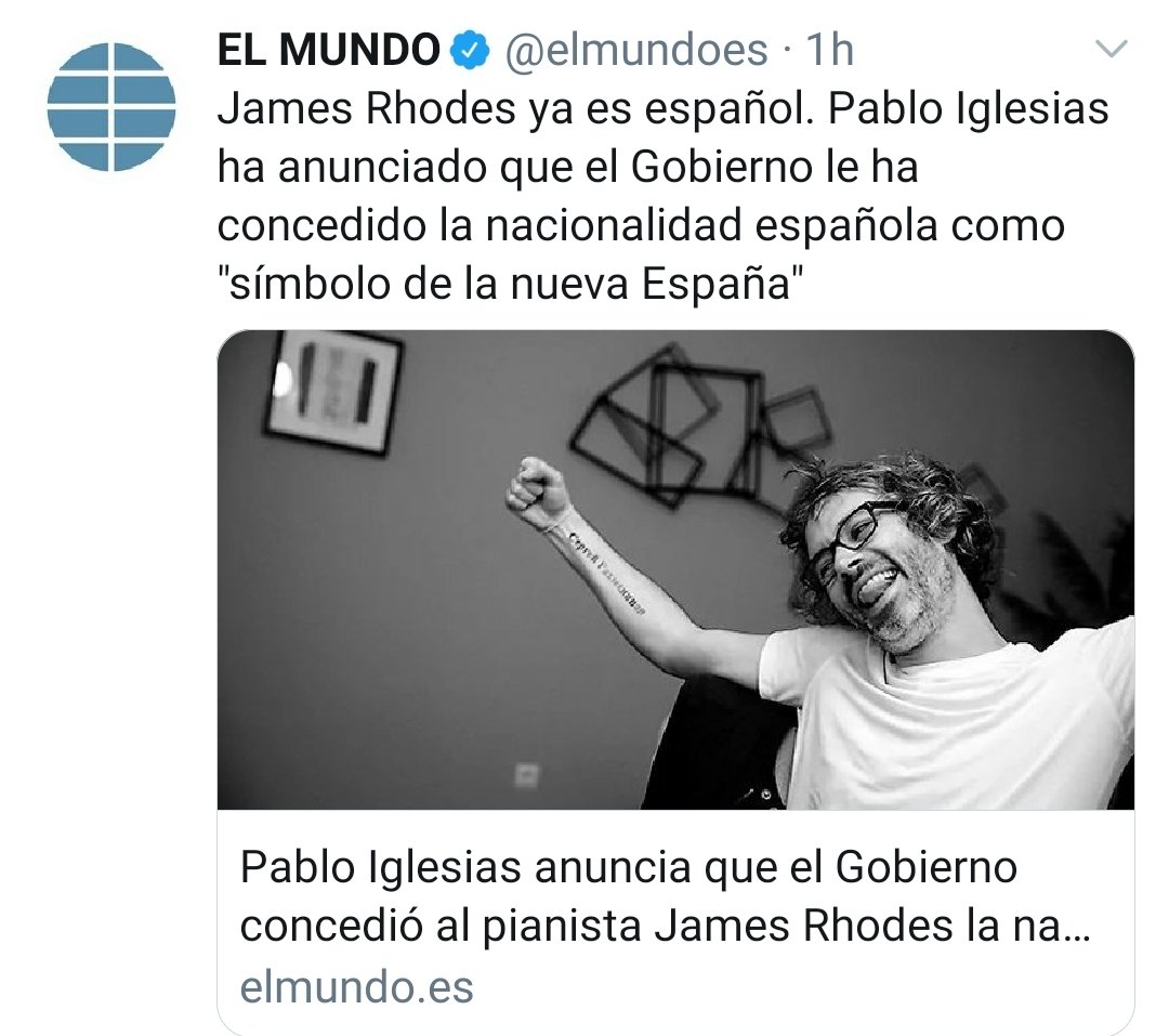 MiMar19872003's tweet photo. "El símbolo de la nueva España"
Negar asilo al hermano de una víctima del Gobierno Venezolano y dar la nacionalidad a un palmero del Régimen de España. Me da que prefería la vieja. https://t.co/3wjYmQTIVU