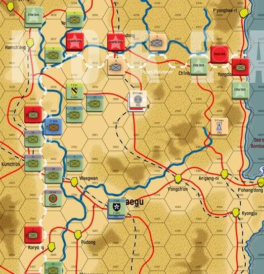 SanchoMateos's tweet photo. Nueva sesión al #koreaiceandfire de #compassgamesllc, esta vez el escenario de Inchón....Con todo un Mc Arthur desatado, y el ejercito comunista de @PaulPanosky en retirada....o es una trampa??🤣🤣🤣
Maldición!!!...han salido a la luz los planes de actuación Americanos...🤪 https://t.co/jAMYqJKQGY
