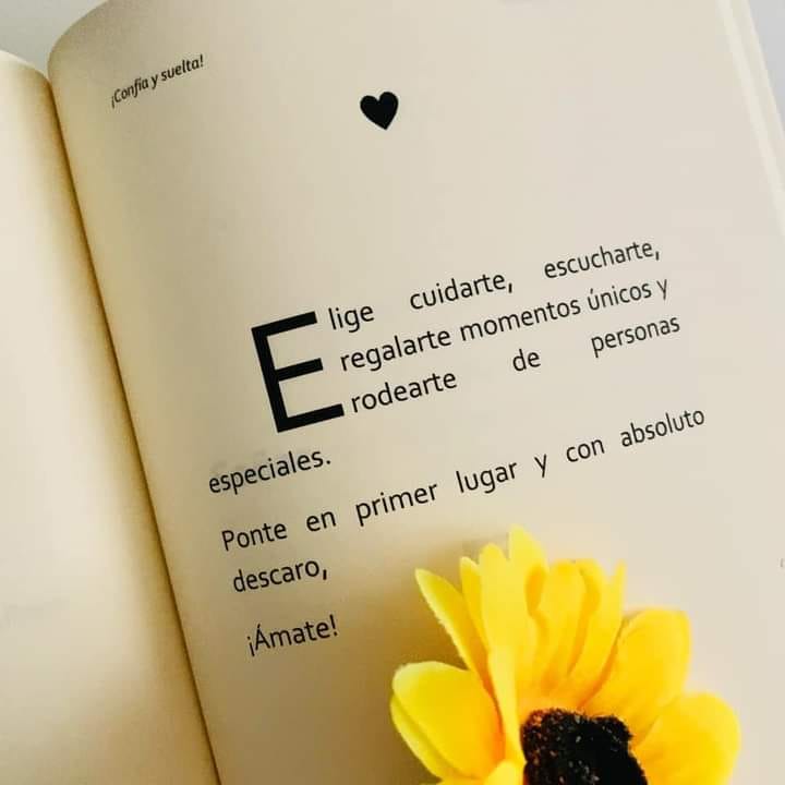 Elige Cuidarte, escucharte, regalarte momentos únicos......y rodearte de personas especiales....🌻💞

#chau2020 
#hola2021