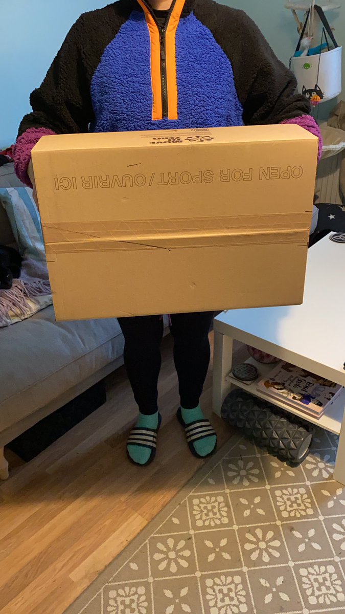 MartaBoiro's tweet photo. @Nike @nikestore @nikelondon could anyone of you explain how are you promoting zero waste and send a sports bra in a box triple or quadruple size than my cat? #movetozero #nike #areyoukidding? https://t.co/7VxVc5zovq