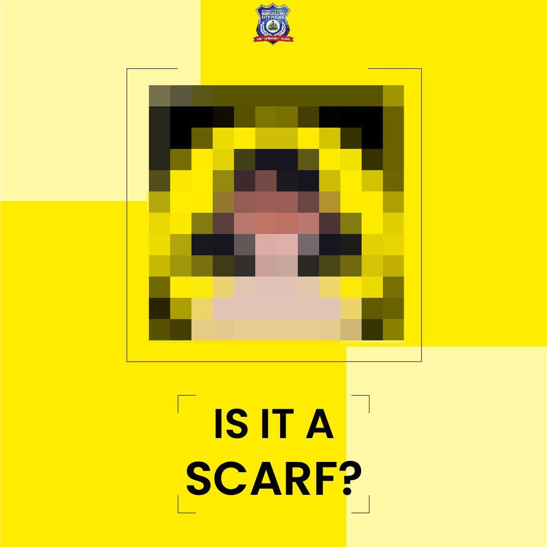 BlrCityPolice's tweet photo. Masks are supposed to cover both your nose and mouth! It’s certainly not a fashion accessory.
Stop being a Mascal!
.
.
 #maskal  #covid19 #safety https://t.co/VSuLOM4G2G