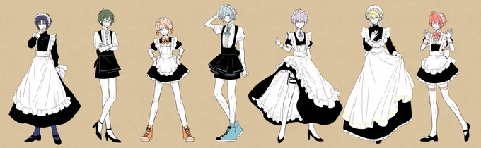 今年の4枚イラストはこれかな☺️ わりと最近のばっかになっちゃった 