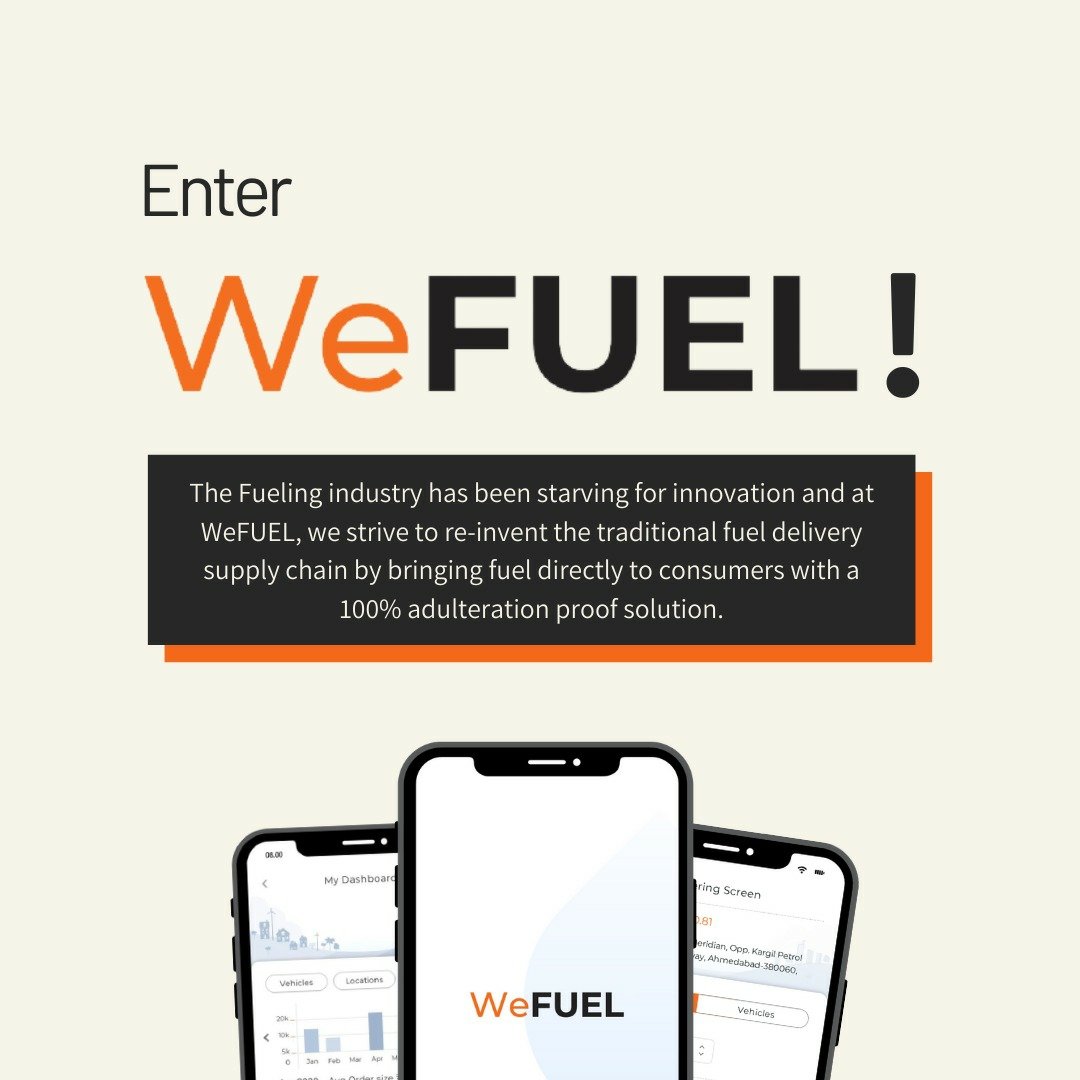 we_fuel's tweet photo. We are reinventing the way fuel is delivered. Join us in this adveturous journey. 
Enter WeFUEL!

To know more visit https://t.co/Lffhh6iJ4N

#WeFUEL #fuelingthefuture #contactless #fueldelivery #deisel #innovation https://t.co/8KQ5GjBYWs