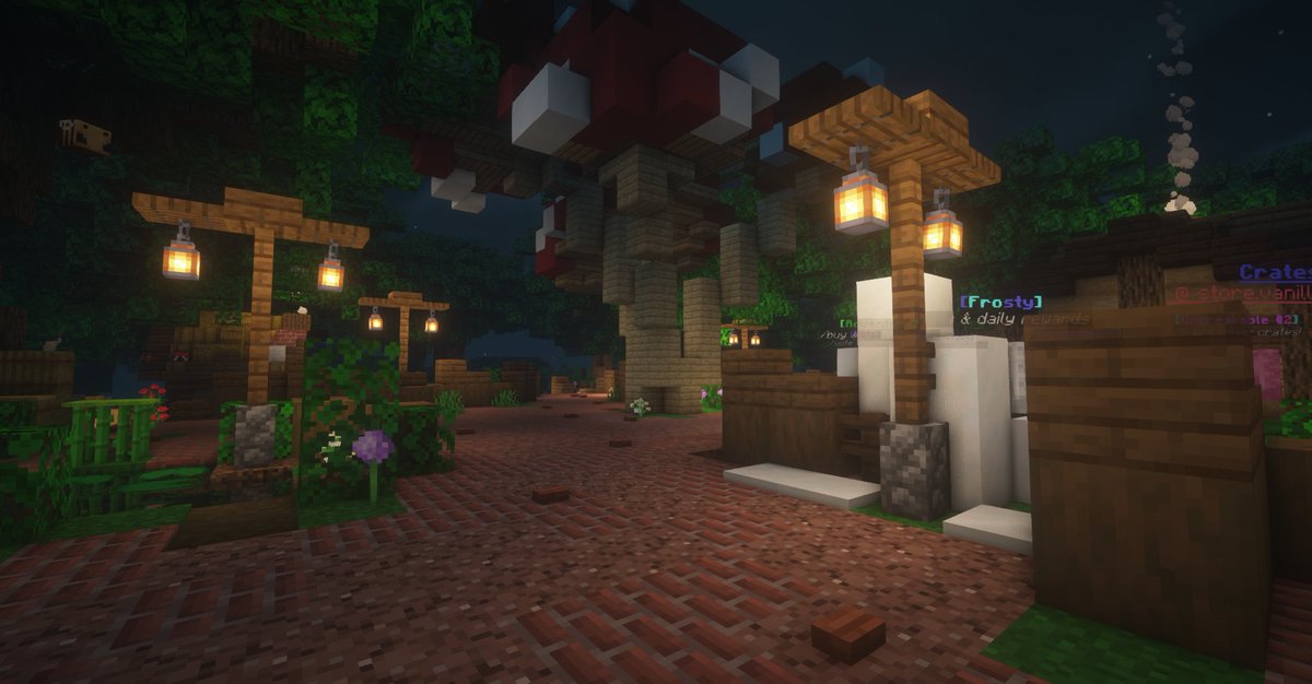 h6gumi's tweet photo. @vanillahub at night with shaders :o https://t.co/itXo5oL8Rx