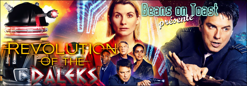BeansOnToast_FR's tweet photo. Revolution of the Daleks le 1er janvier 2021 à 19h45 sur BBC1 #DoctorWho #daleks #CaptainJackIsBack 😍 https://t.co/1Rrnq4HJgo