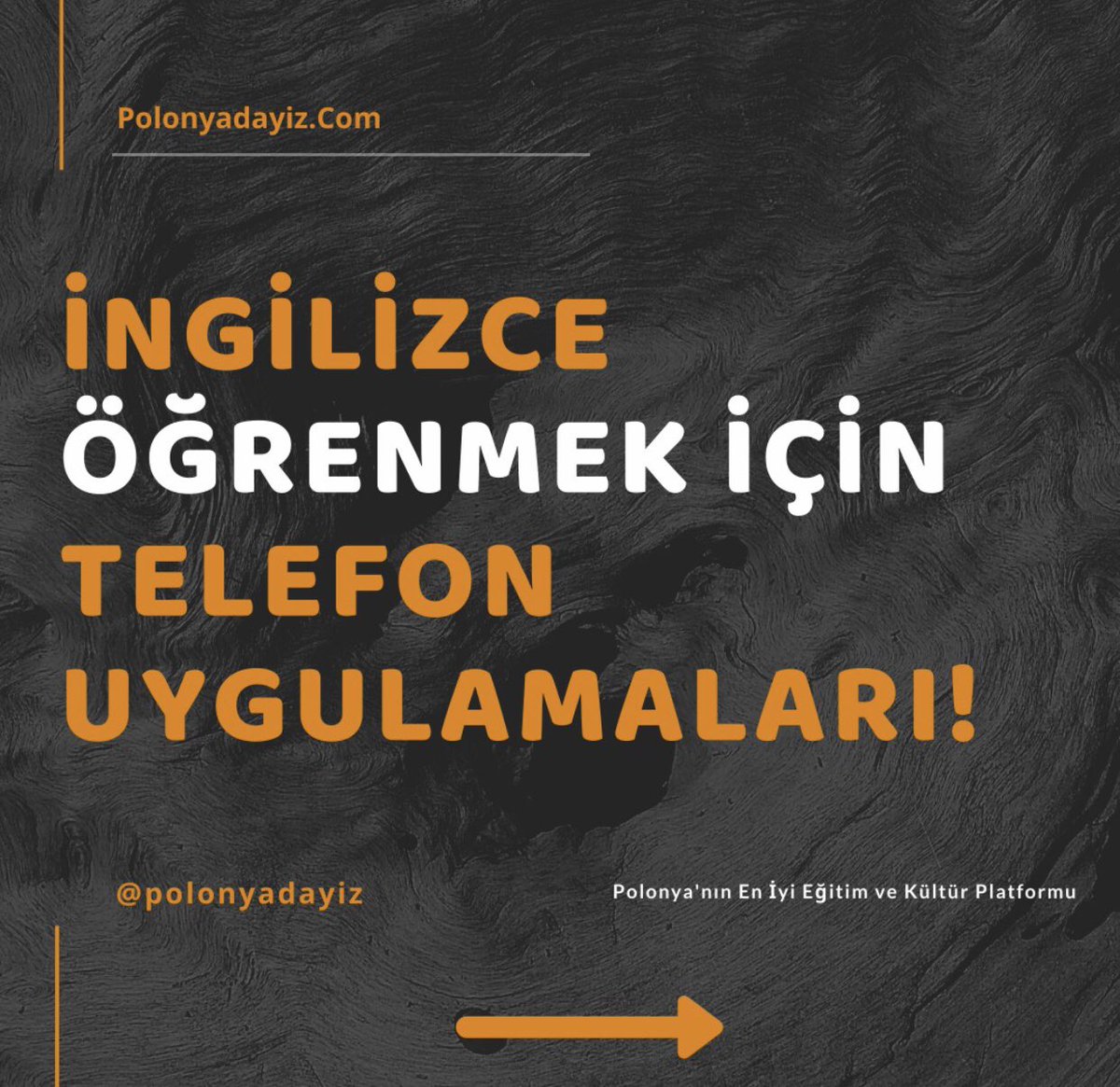 İngilizce öğrenmek için telefon uygulamaları yazımıza aşağıdaki linkten ulaşabilirsiniz!

instagram.com/p/CJYcGtkJFfF/…

Beğenmeyi ve takip etmeyi unutmayın🙂
#Polonya
