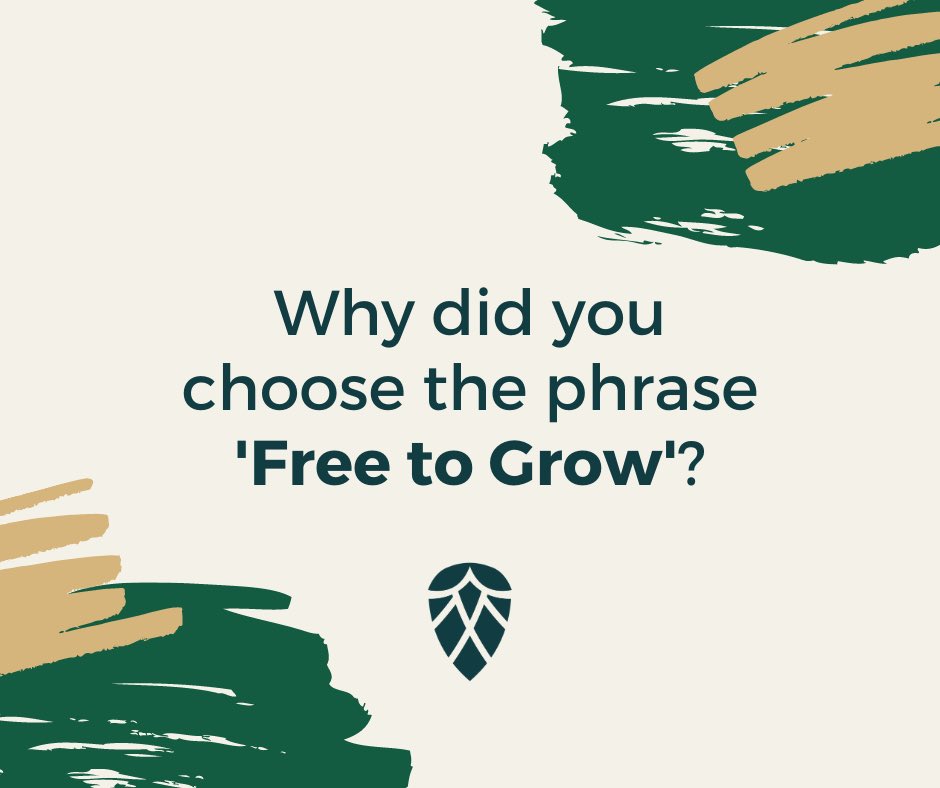 FreeToGrow_'s tweet image. Why did you choose the phrase ‘Free To Grow’?

This phrase #FreeToGrow resonates on a couple of levels for this initiative (see below thread):