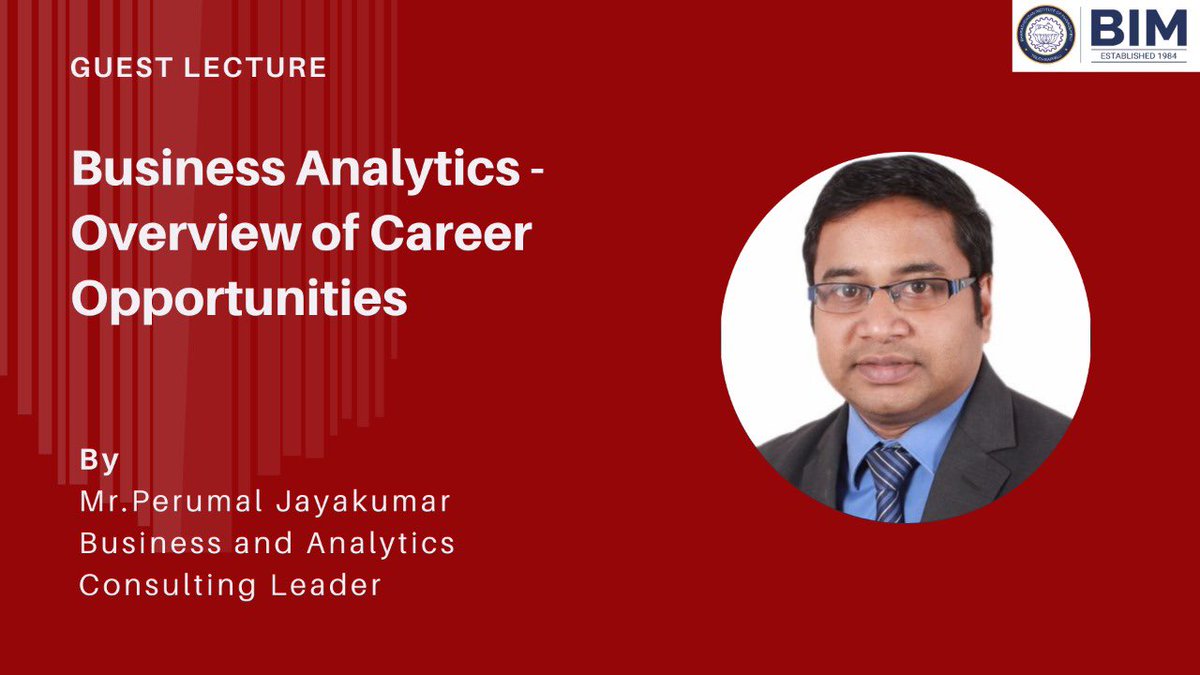 BIMTrichy's tweet photo. #BIMTrichy is delighted to host our alumnus from #BIM19 (2002-2004) Mr.Perumal Jayakumar,Business Consulting and Analytics Leader for BIM Industry Connect.
(1/3) https://t.co/V1BWqHxs4e