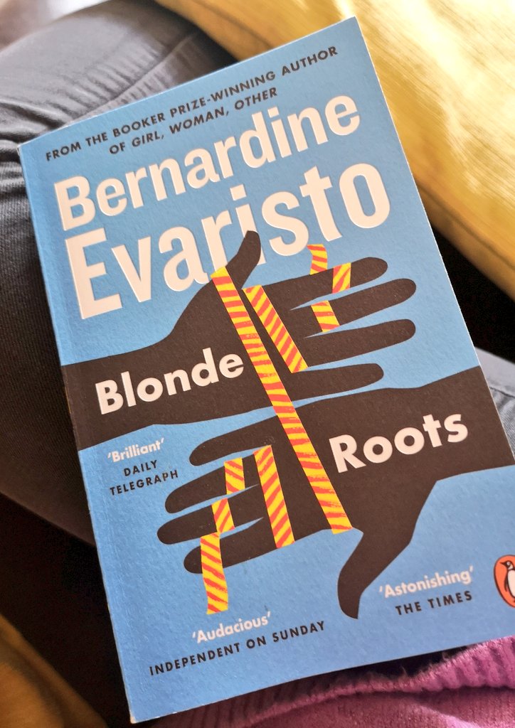 LibraryOakgrove's tweet photo. Just finished reading this incredible book by @BernardineEvari. Heartbreaking, clever and poignant, if you haven't read it you should! Time to read everything else she has written! #blonderoots https://t.co/iVdypSABH0