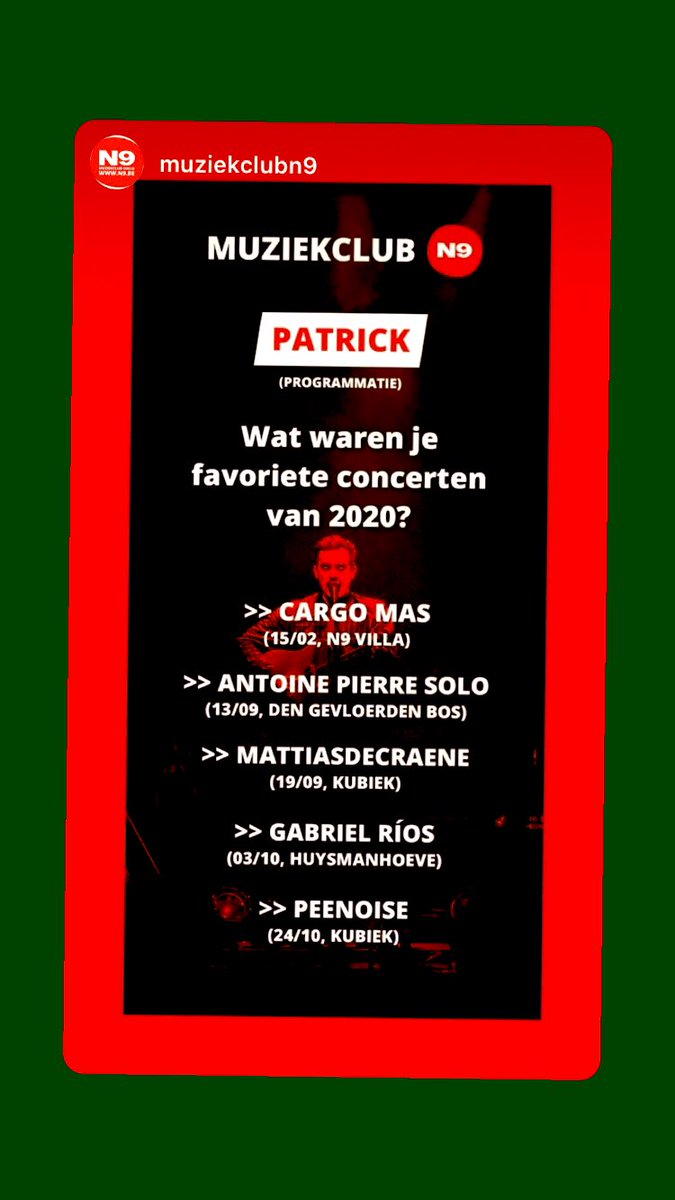 cargomasmusic's tweet photo. Thank you @muziekclubN9 ! ๐๐โค๏ธ#bestconcerts https://t.co/9PHVJRqUc6