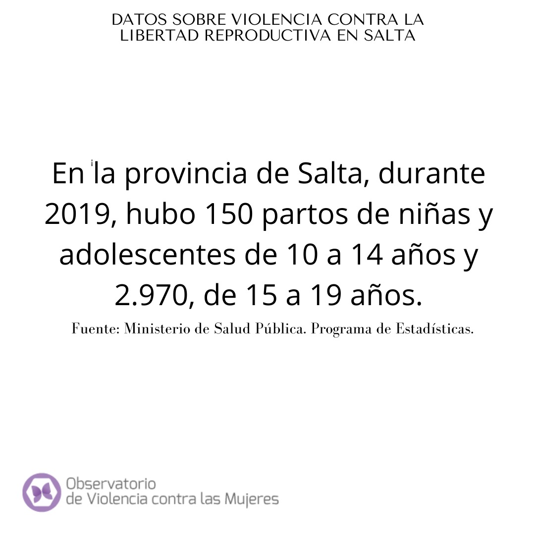 ovcmsalta's tweet photo. DATOS SOBRE VIOLENCIA CONTRA LA LIBERTAD REPRODUCTIVA EN #SALTA https://t.co/WzsumbLqlZ