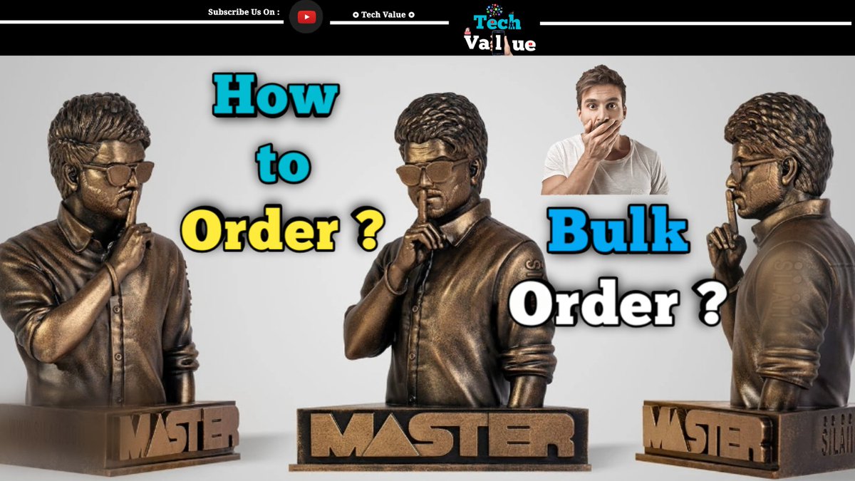 Dksview's tweet photo. 👍How to Order Trending #Master சிலை Online | Tech Value | Master Official Merchandise | #MasterPongal 👇😱
https://t.co/PMStvxv7jM
🥳 #ThalapathyVijay #VIJAYFansSupportFarmers #Thalapathy #MasterReleaseDate #MasterRelease #மாஸ்டர் #INDvAUS #Vijay #Pongal #மாஸ்டர்பொங்கல் 💥🥳 https://t.co/2M5uSwfYc3