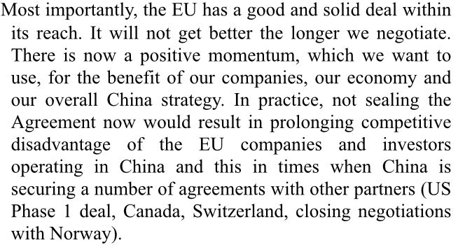 I’ll end the thread with what I think is a very frank assessment by the Commission. In short: “We can’t really get a better deal than this.”