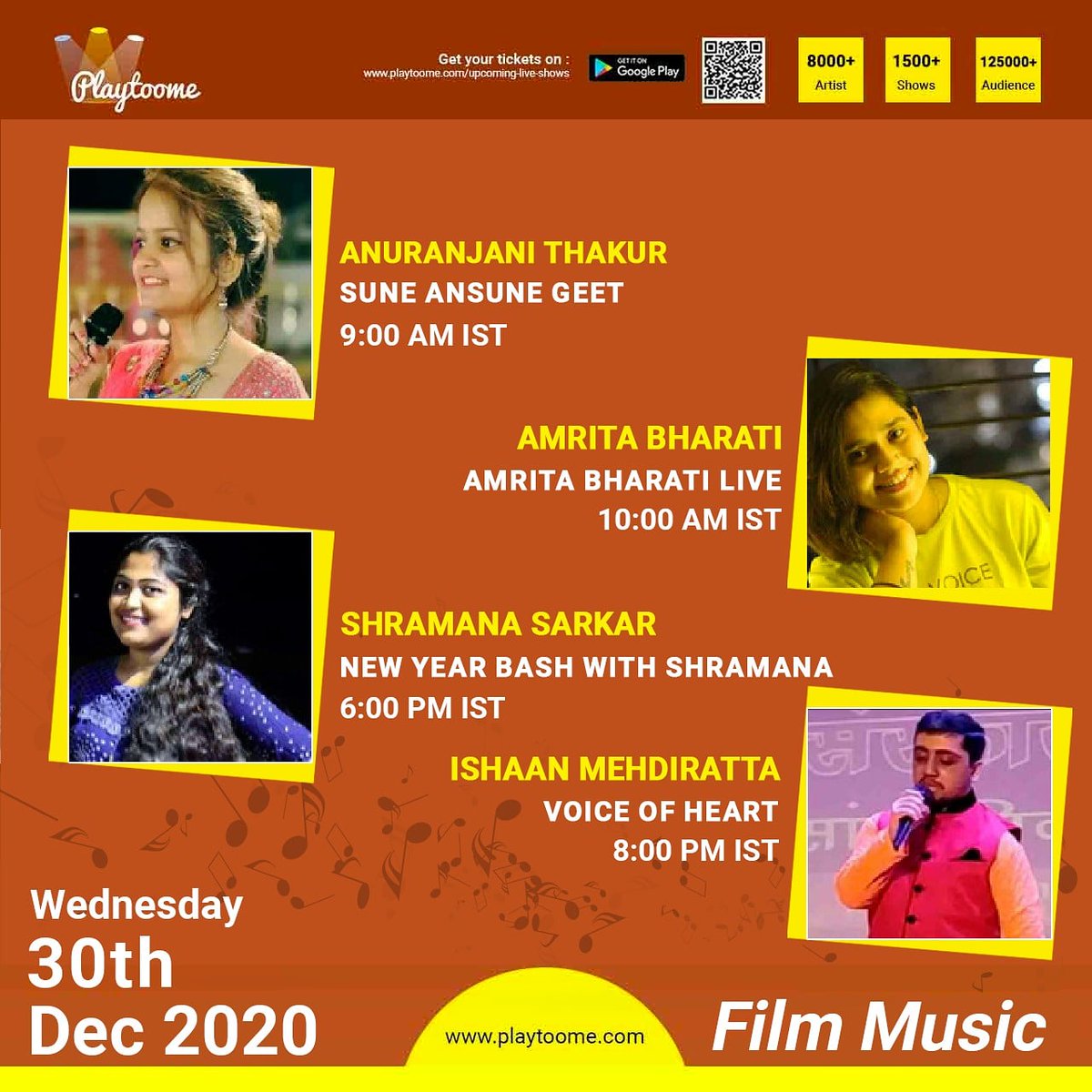 playtoome's tweet photo. “Music is the strongest form of magic.” Don’t you agree?
Join our artists’ performances on https://t.co/mf4ORsy4bc 

 #TuesdayThoughts #film #music #livefromhome #performance #artists #talent https://t.co/6LKFJl3BsB