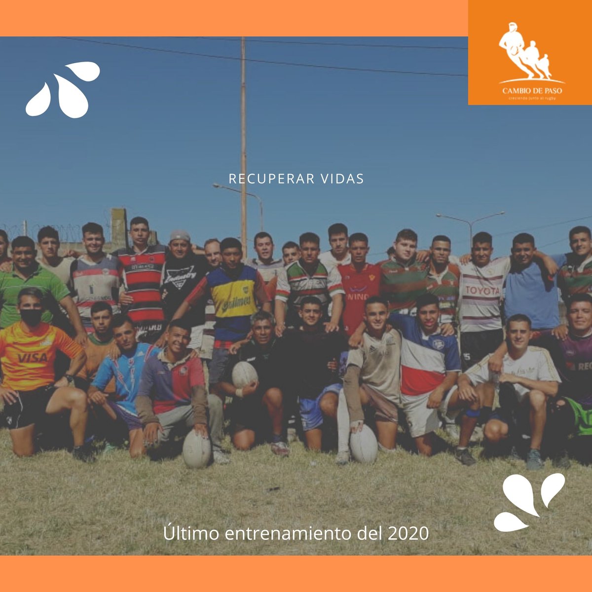 CambiodePasomdp's tweet photo. Esta jornada de práctica de #rugby para la #reinsercionsocial y #resocializacion se realizó ayer en el predio destinado al programa que pertenece a la Unidad Penal Nº15 de Batán. 
Agredecemos las 📸 a quienes llevan adelante este proyecto con tanto compromiso y esfuerzo
Feliz2021 https://t.co/jUQCnrJzYr